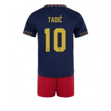 Ajax Dusan Tadic #10 Bortaställ Barn 2022-23 Korta ärmar (+ Korta byxor)
